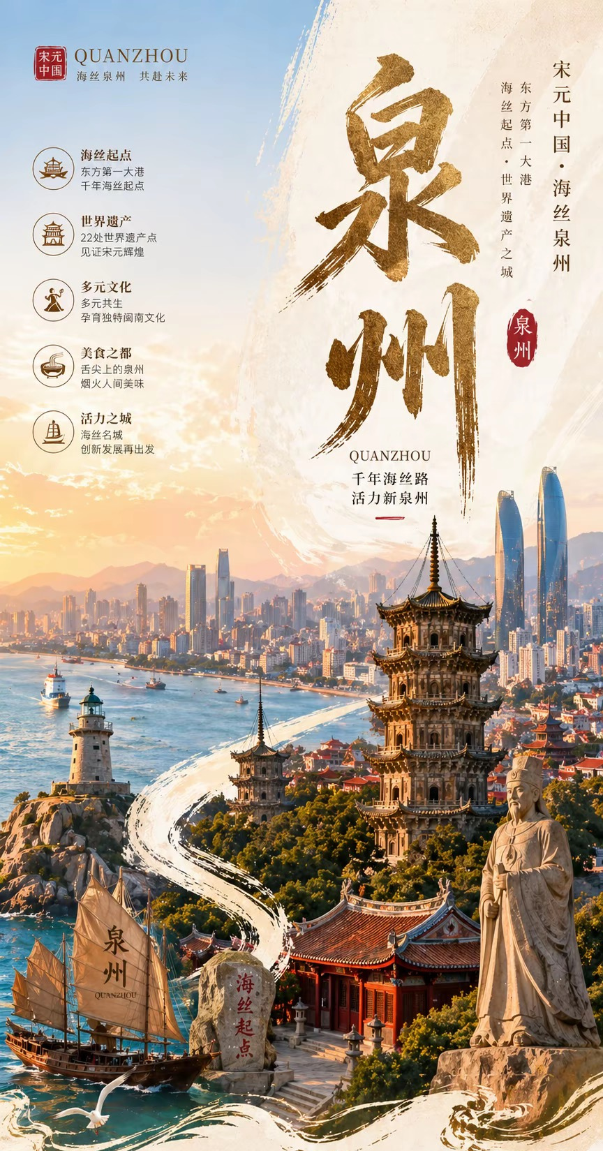 泉州文旅宣传海报案例